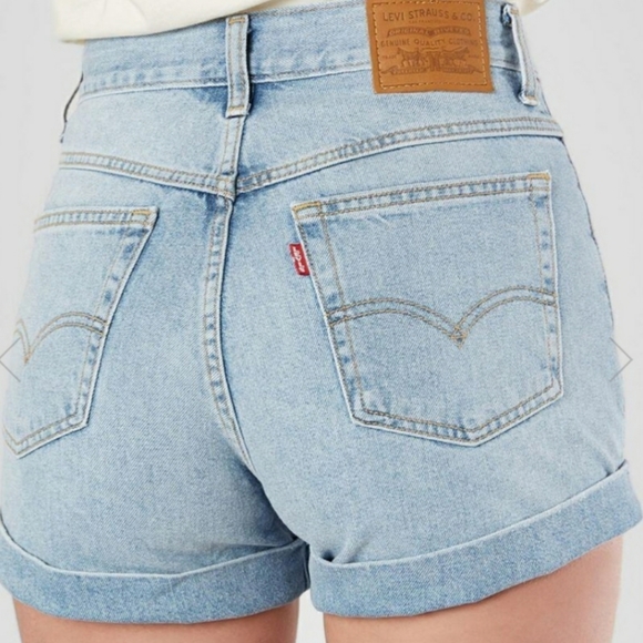 VINTAGE LEVI'S HIGHRISE MID & LOW RISE DISTRESSED FRAYED & ROLLED CUTOFF SHORTS - Picture 6 of 13